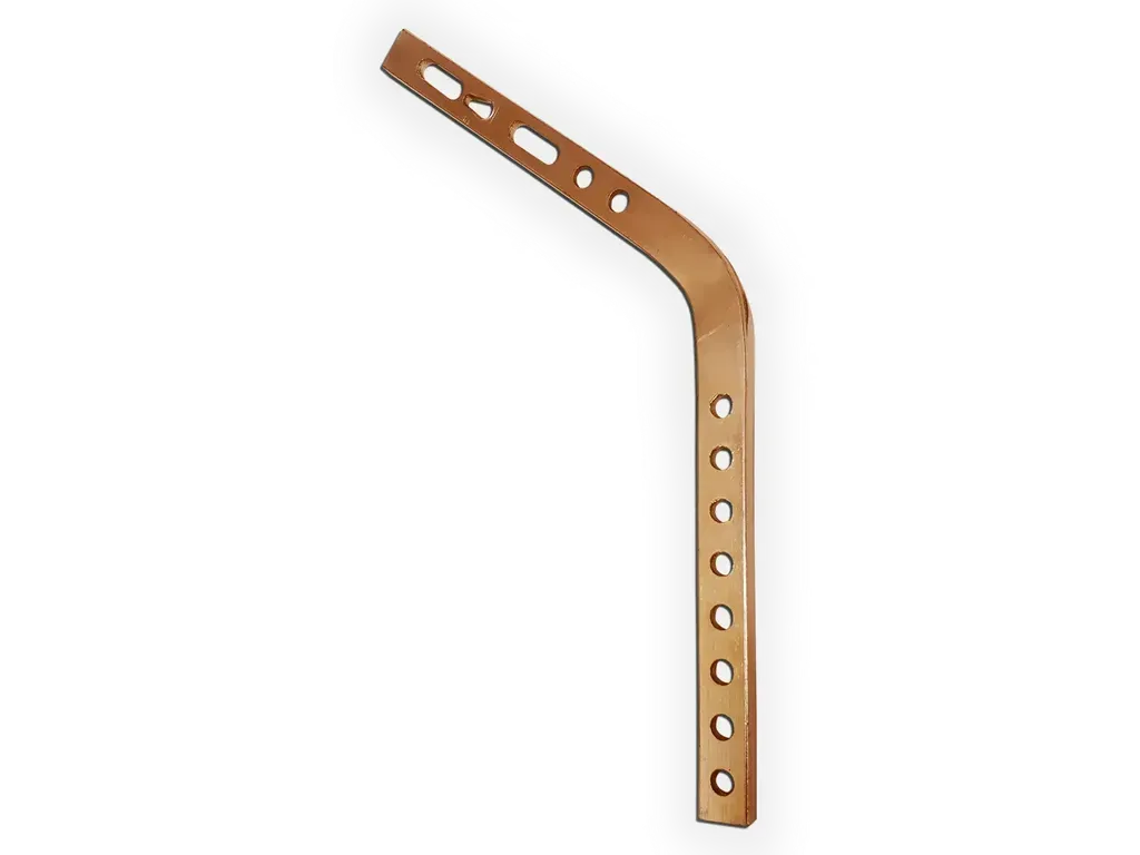 #11 Shank for Copper Gutter Hanger on Exposed Rafter