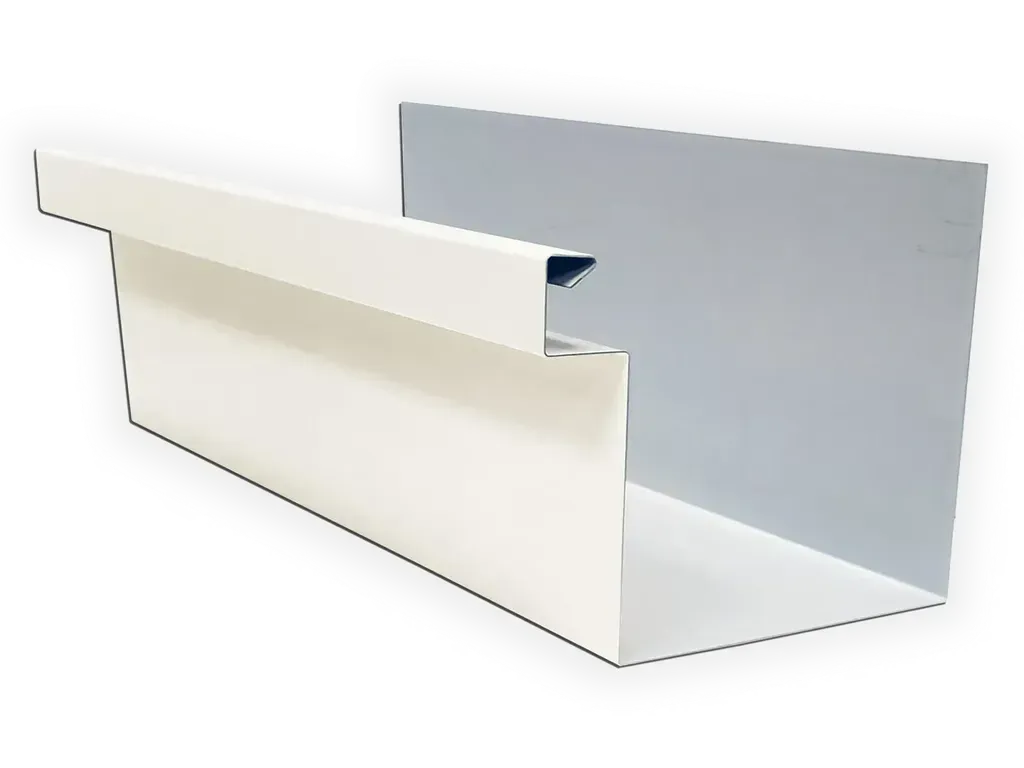 0.032" Aluminum Kynar Commercial Box Gutter