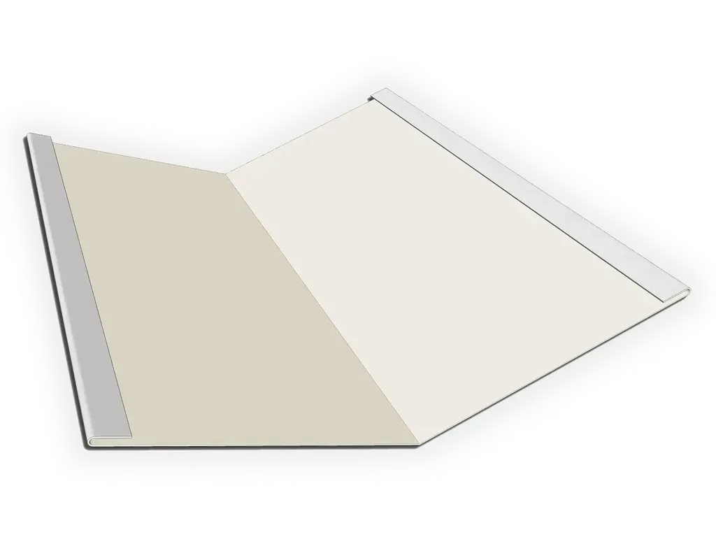 0.032" Aluminum Kynar Standard Roof Valley Flashing