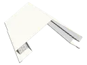 0.032" Kynar Aluminum Vented Ridge Cap Roof Flashing