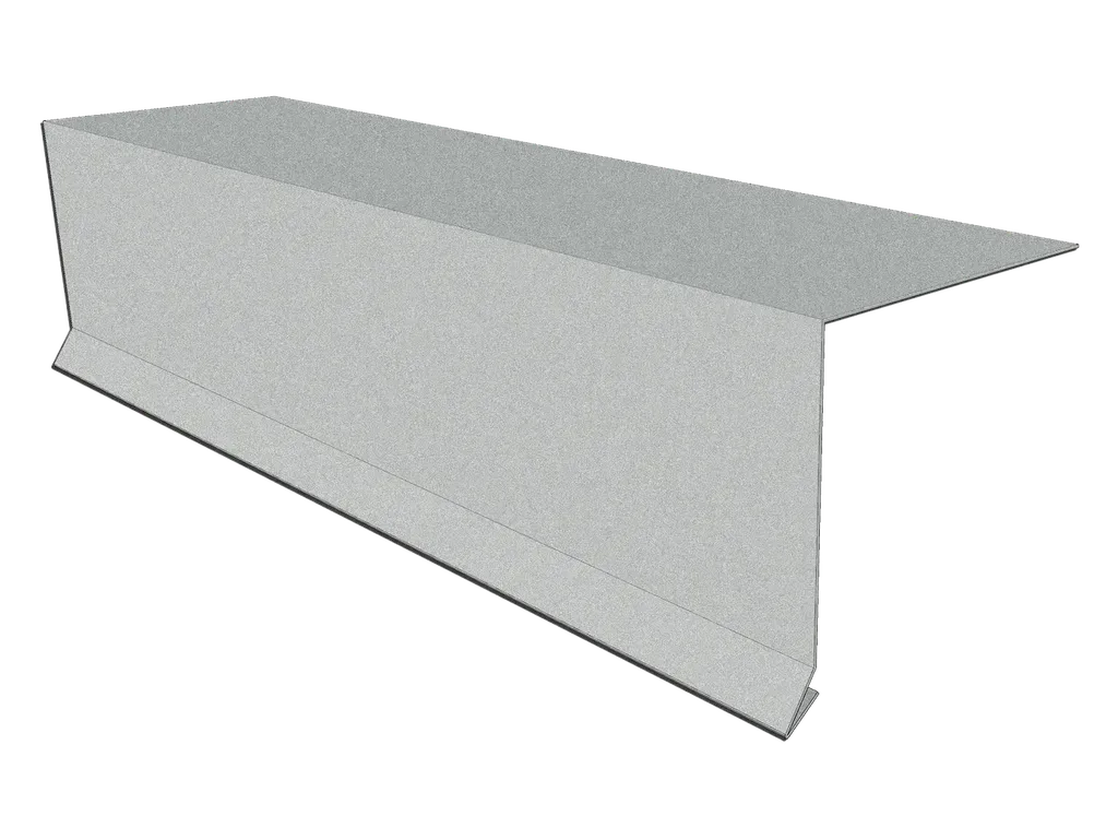 [FED04-2002] Galvalume Plus Drip Edge with Kick
Material: 24 Gauge Galvalume
Size: 1.5" Face x 10' Long (4" stock)
Product custom made to order: I understand this product is custom made to order and cannot be returned. All dimensions are approximate. Custom profiles may be rejected due to limitations in bending.