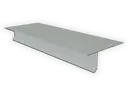 24 Gauge Galvalume Plus T-Style Locking Drip Edge with Kick