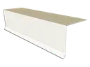 24 Gauge Kynar Steel Drip Edge with Kick