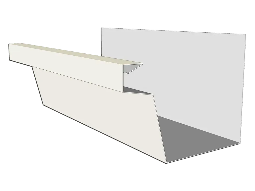 24 Gauge Kynar Steel Industrial Box Gutter
