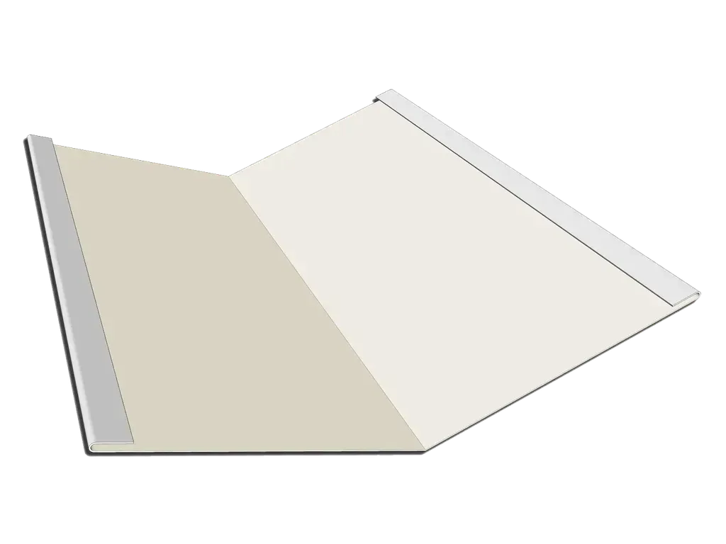 [FVV16-4001] 24 Gauge Kynar Steel Standard Roof Valley Flashing
Size: 16" Stock
Color: Almond
Product custom made to order: I understand this product is custom made to order and cannot be returned. All dimensions are approximate. Custom profiles may be rejected due to limitations in bending.