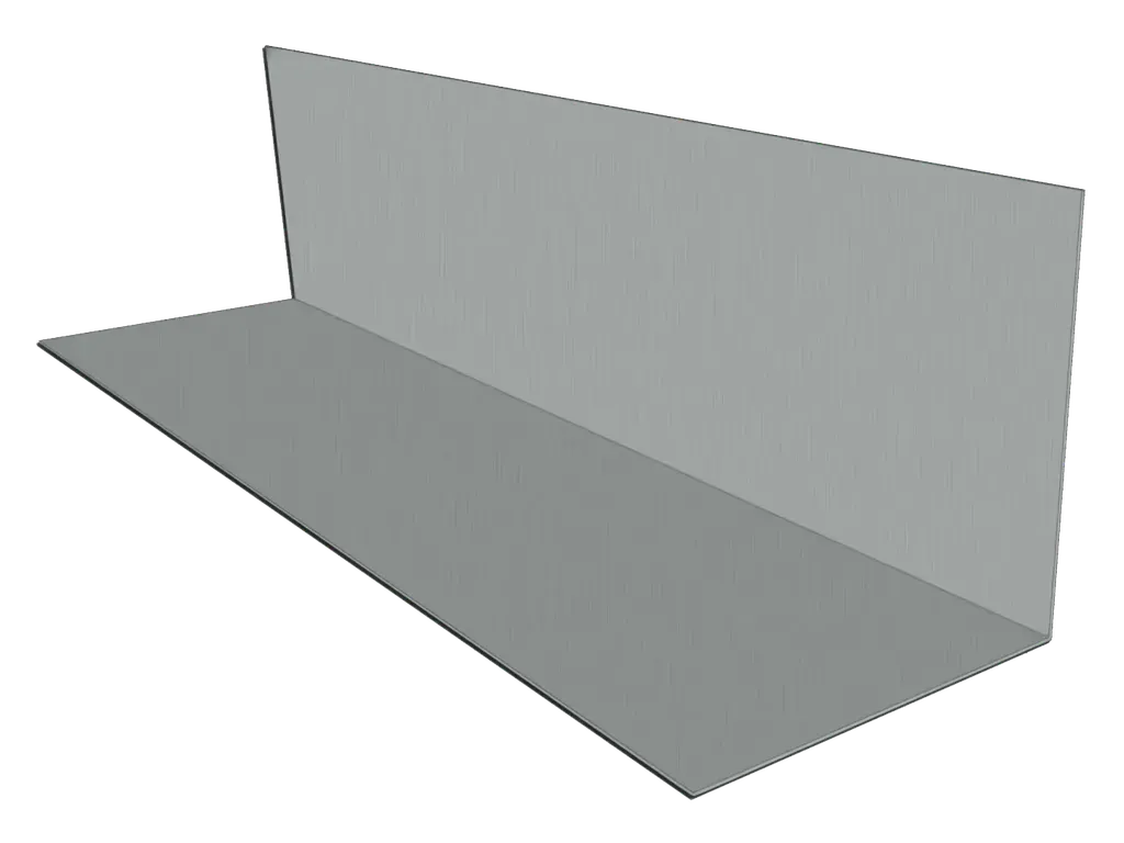 [FEA06-5001] 90 Degree Stainless Steel Angle Flashing
Material: 26 Gauge Stainless Steel 304 2B
Size: 3" x 3" x 10' Long (6" stock)
Product custom made to order: I understand this product is custom made to order and cannot be returned. All dimensions are approximate. Custom profiles may be rejected due to limitations in bending.