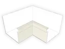 A-Style Aluminum 0.032" Kynar Commercial Box Gutter Inside Miter