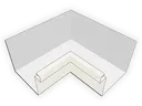 A-Style Aluminum 0.032" Kynar Commercial Box Gutter Inside Miter
