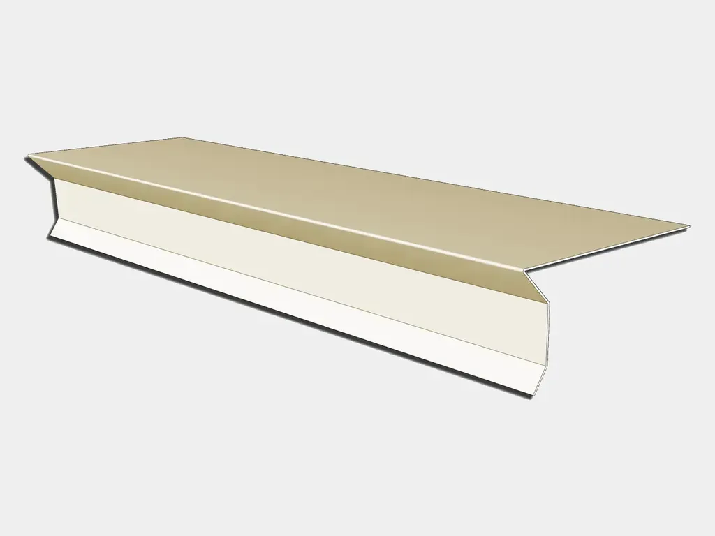 [FES53-0301] Aluminum 0.032" Kynar D-Style Shingle Roof Drip Edge with Kick
Size: 1.5" Face x 10' Long (5.333" stock)
Color: Almond
Product custom made to order: I understand this product is custom made to order and cannot be returned. All dimensions are approximate. Custom profiles may be rejected due to limitations in bending.