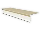 Aluminum 0.032" Kynar D-Style Shingle Roof Drip Edge with Kick