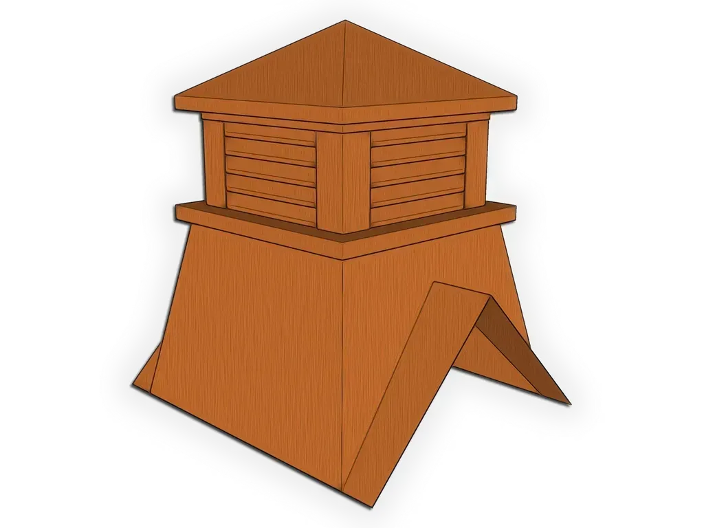 [CP01-1001] Basic Ridge Vent Cupola
Material: 16 oz. Copper
Product custom made to order: I understand this product is custom made to order and cannot be returned