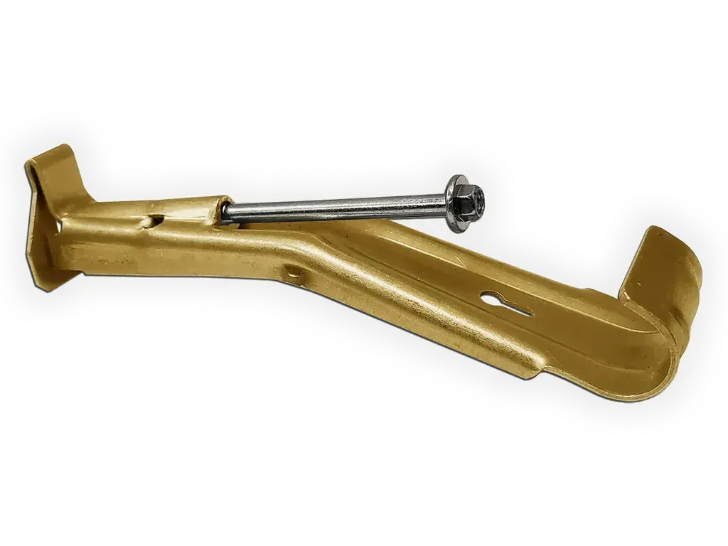 [HK51-11] Brass Hidden Gutter Hanger With Screw and Clip
Size: 5"