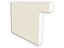 Commercial Box Gutter 0.027" Aluminum Left / Right End Cap