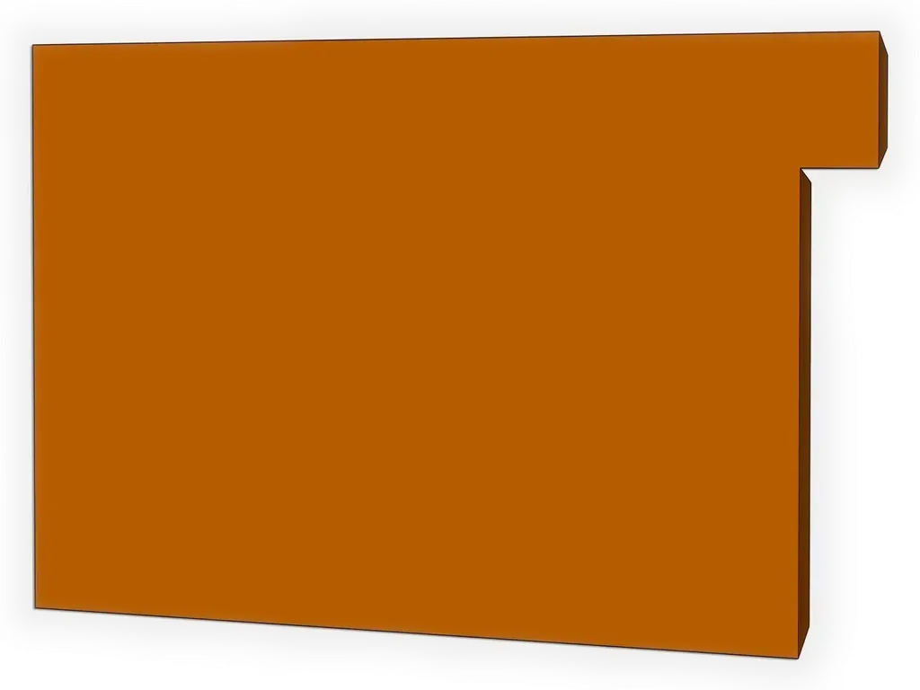 A-Style Commercial Copper Box Gutter Left / Right End Cap