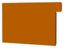 A-Style Commercial Copper Box Gutter Left / Right End Cap
