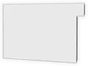 A-Style Commercial Box Gutter Galvalume Plus Left / Right End Cap