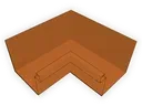 A-Style Copper Commercial Box Gutter Inside Miter