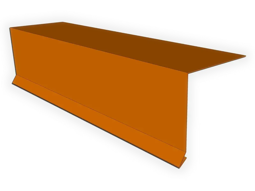 Copper Drip Edge with Kick