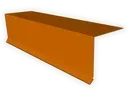 Copper Drip Edge with Kick