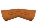 Copper Half Round Gutter Inside Miter