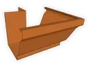 K-Style Copper Gutter Inside Miter