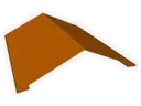 Copper Ridge Cap Roof Flashing
