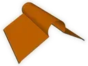 Copper Ridge Roll Roof Flashing