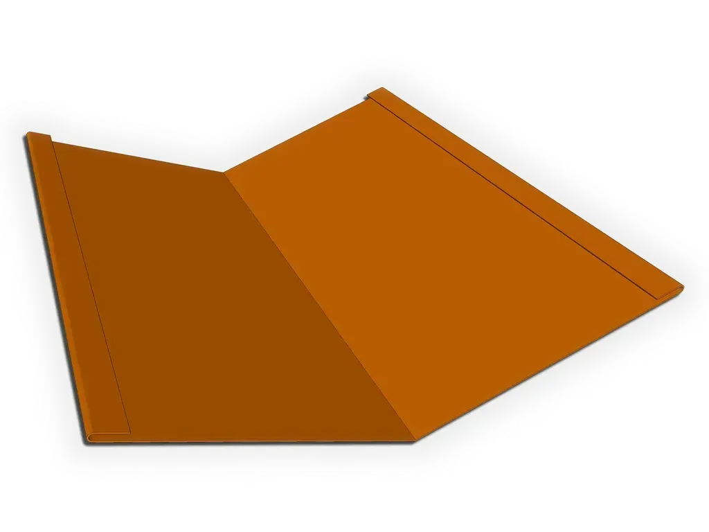 [FVV18-1001] Copper Standard Roof Valley Flashing
Material: 16 oz. Copper
Size: 18" Stock
Product custom made to order: I understand this product is custom made to order and cannot be returned. All dimensions are approximate. Custom profiles may be rejected due to limitations in bending.
