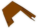 Copper Vented Ridge Cap Roof Flashing
