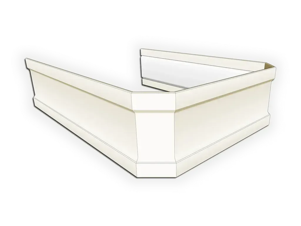 Corrugated Square 0.027" Aluminum Downspout Strap