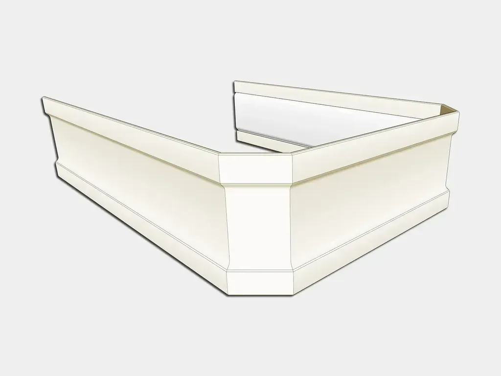 [ST2341-0301] Corrugated Square 0.032" Kynar Aluminum Downspout Strap
Format: Regular Size - Pre Bent
Size: 2" x 3"
Color: Almond