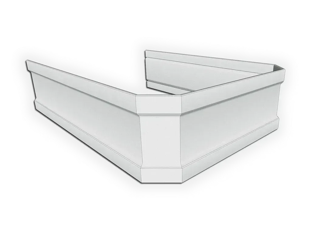 Corrugated Square Galvalume Plus Downspout Strap