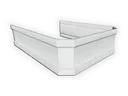 Corrugated Square Galvalume Plus Downspout Strap