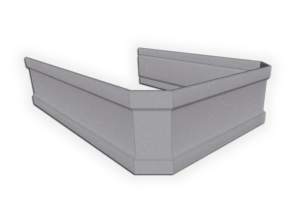 Corrugated Square Lead Copper Downspout Strap