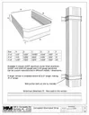 Corrugated Square Lead Coated Copper Downspout Strap