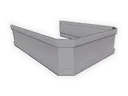 Corrugated Square Lead Copper Downspout Strap