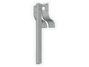 Crown Molding Galvanized Steel Shank #6 for Half Round Gutter Hanger
