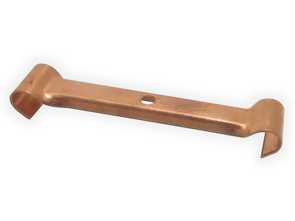 [HH57-10] Double Bead Half Round Copper Gutter Hanger
Size: 5"