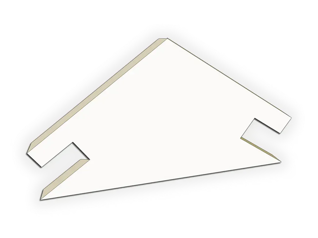 [FRVE-0301] End Cap for Kynar Aluminum Vented Ridge Cap Flashing
Color: Almond
Product custom made to order: I understand this product is custom made to order and cannot be returned. All dimensions are approximate.