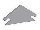 End Cap for Lead Coated Copper Vented Ridge Cap Flashing