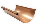 Euro Bead Copper Half Round Gutter