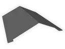 Freedom Gray Copper Ridge Cap Roof Flashing