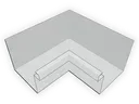 A-Style Galvalume Plus Commercial Box Gutter Inside Miter