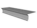 Galvalume Plus D-Style Shingle Roof Drip Edge with Kick