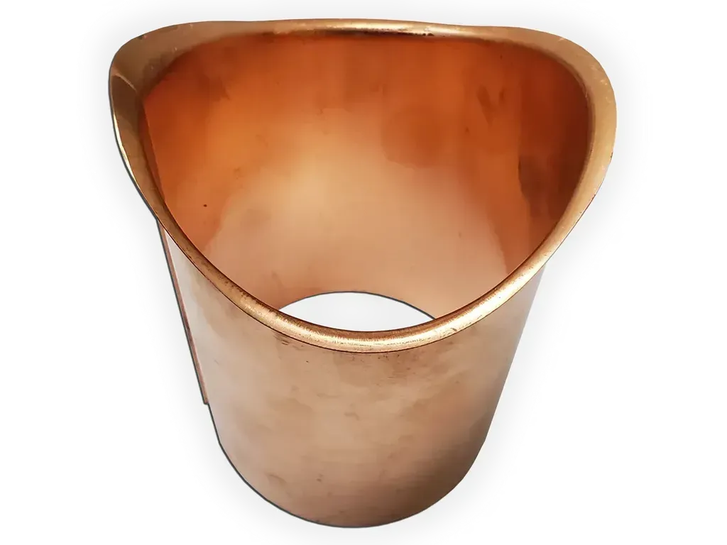 [GO0311-10] Half Round Gutter Copper B Style Gutter Outlet
Size: 3"