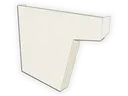 Industrial Box Gutter 0.027" Aluminum Left / Right End Cap