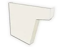 Industrial Box Gutter 0.032" Aluminum Kynar Left / Right End Cap