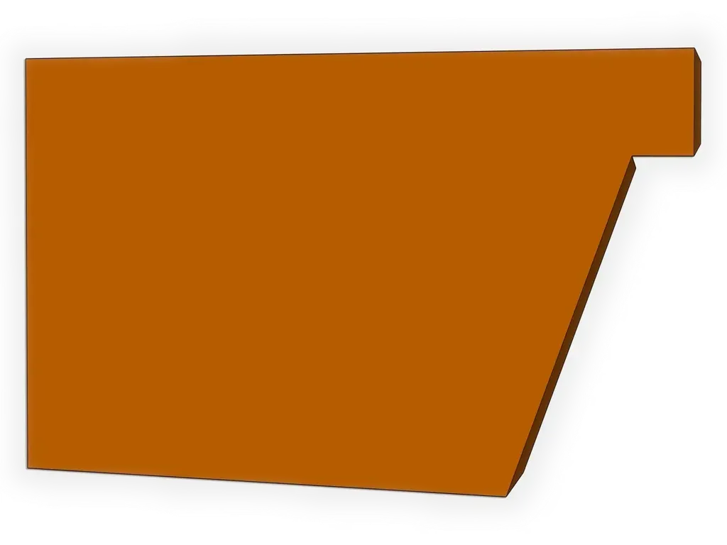 [EC5BLF-1001] F-Style Industrial Copper Box Gutter Left / Right End Cap
Material: 16 oz. Copper
Size: 5"
Direction: Left End Cap