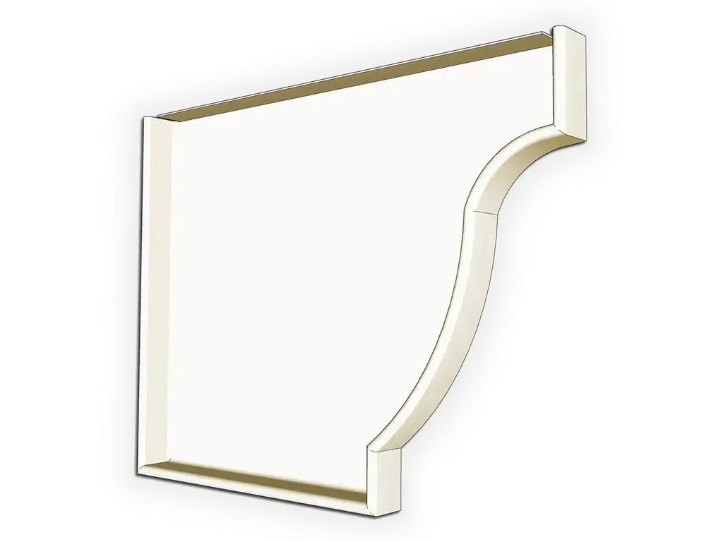 K-Style 0.027" Aluminum Gutter Left / Right End Cap