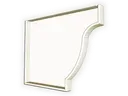 K-Style 0.027" Aluminum Gutter Left / Right End Cap